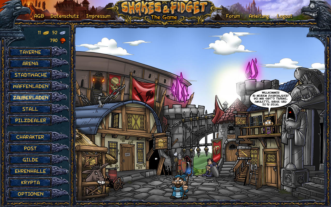 Shakes & Fidget - Das Rollenspiel mit Witz und Charme - Gamechannel.com